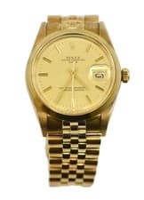 Rolex Oyster Perpetual Chevrolet 14K Yellow Gold Watch 15007