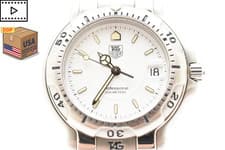 [NEAR MINT] TAG HEUER 6000 WH1211 Professional White Dial Men Quartz Watch JAPAN