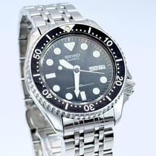 SEIKO 6458-6000 Mens Quartz Working New Battery Vintage Authentic Collectible