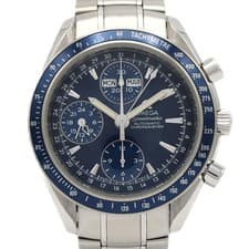 Authentic Omega Speedmaster Day-Date 3222.80 Stainless Steel Mechanical Auto...