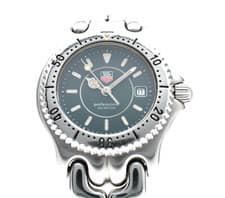 【NEAR MINT】Tag Heuer WG1319 SEL Professional Green Dial Women's Watch Japan