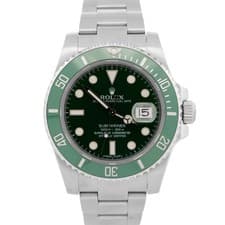 2012 PAPERS Rolex Submariner Date HULK GREEN Steel 40mm 116610 LV Watch BOX