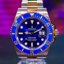 Rolex Bluesy Submariner Date Two-Tone Gold Blue Dial Full Set 2025 126613lb