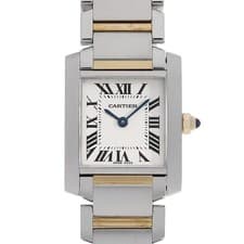 Cartier Tank francaise SM W51007Q4 second hand Women