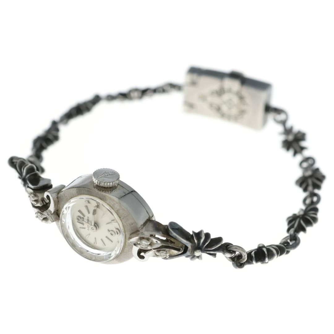 Chrome Hearts X Longines TNY E LINK Tiny E-link Analog Watch Diamond Silver Used