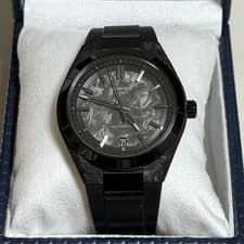 CASIO EDIFICE EFK-100XPB-1AJF Black Automatic Men Wrist Watch from Japan Used
