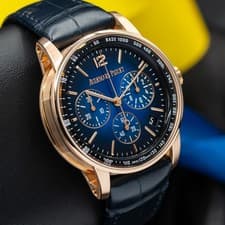 AUDEMARS PIGUET CODE 11.59 Chronograph Rose Gold Blue Dial 26393OR.OO.A002KB.03