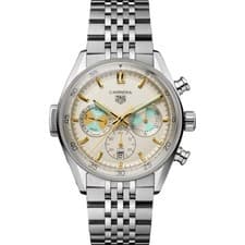 New Tag Heuer Carrera Chronograph Seafarer Beige Men's Watch CBS2016.EB0430