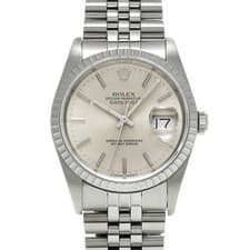 ROLEX Datejust 16220 Silver Case Size 36 x 36 mm Men's Used Watch #41521