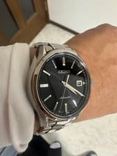 SEIKO PRESAGE SARX035 Leather Case With Open Caseback