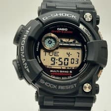 Unused CASIO G-SHOCK Master of G FROGMAN GWF-1000-1JF Tough Solar Black watch