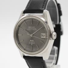 New Belt [NEAR MINT] SEIKO KS HI-BEAT 5625-7040 Gray AT Men's From JAPAN Y785