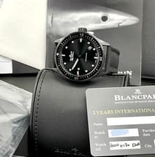 Blancpain Fifty Fathoms Bathyscaphe Ceramic Full Set 2022 Ref: 5000-0130-B52A
