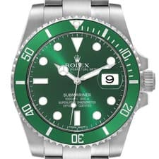 Rolex Submariner Steel Hulk Green Dial Mens Watch 116610LV Box Card