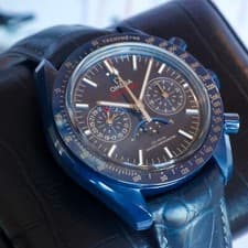 Omega Speedmaster Blue Side 304.93.44.52.03.001  V.Good 42mm Ceramic Moonwatch