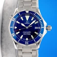Mens Omega Seamaster 300M Professional watch - 36MM - Electric Blue Dial 2263.80