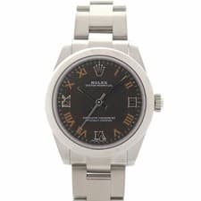 ROLEX Oyster Perpetual 177200 Gray Case Size 31.0mm Used Watch #32231