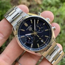 TAG Heuer Carrera 02 80 Hours Blue Dial Automatic Date Ref. CBN2011.BA0642