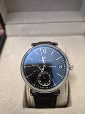 IWC Portofino Men's Black Watch - IW510102 Stainless Steel