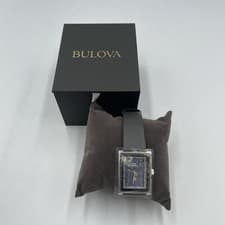 Bulova Robie House Quartz Blue Dial Watch 96A287