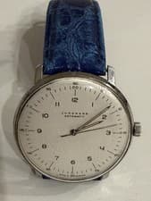 Junghans Max Bill Automatic Wrist-watch Bauhaus Movement Excellent Working&Strap
