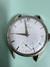 Vintage 1956 S/S Men's Omega Seamaster 17 Jewel Cal. 267 Watch 33mm PARTS/ PROJ