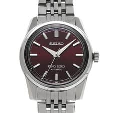Seiko King Seiko Mechanical SDKS009 (6R31-00D0) Burgundy Stainless Steel #W2797