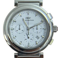 IWC Da Vinci Chronograph Ref. IW3728-001 Quartz Watch Swiss Made w/Card #696B