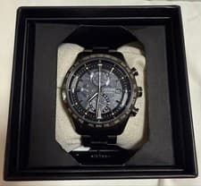 Citizen Attesa Eco-Drive Watch AT8287-62E Black Dial