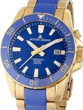 Jacques Lemans 1-2222E Hybromatic Mens Watch 42mm 20ATM