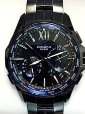 CASIO OCEANUS Manta All Black DLC OCW-S3400B-1AJF Solar Radio Titanium