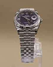 Rolex Datejust 36 Aubergine Purple Diamond Roman Vi And Ix 126234 Complete 2026