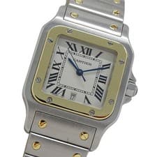 Cartier men's watch, Santos Galbee LM Date Quartz (QZ), stainless ... GZl1h523