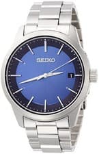 SEIKO SELECTION Watch BASIC SOLAR radio wave stainless steel model SBTM 253 Men