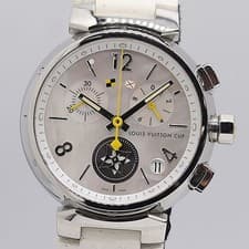 Louis Vuitton Q11BA Quartz Ladies Watch Shell Dial Working Vintage Luxury Dress