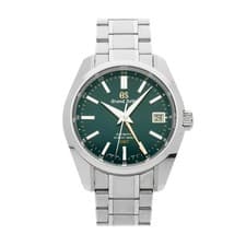 Grand Seiko Heritage Collection GMT SS Auto 40mm Peacock Dial Watch SBGJ227