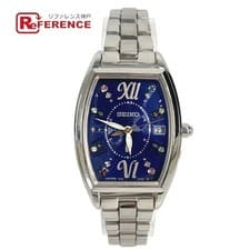 SEIKO SSVW133 Lukia Christmas Limited Model Ladies Wristwatch Silver Blue