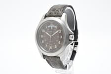 [NEAR MINT]HAMILTON KHAKI Field H644510 Dial Qz Mens Watch Brown From JAPAN