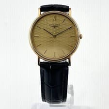 Longines Grand Classic L4.637.2 Gold Dial Quartz Men Watch Used Working #55