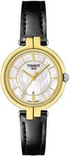 Tissot Flamingo White Mother Of Pearl Leather Strap Women's Watch T0942102611100
