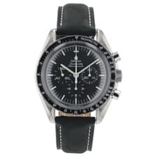 Omega Speedmaster Black Dial Stainless Steel 42mm Manual Wind Mens Watch 145.022
