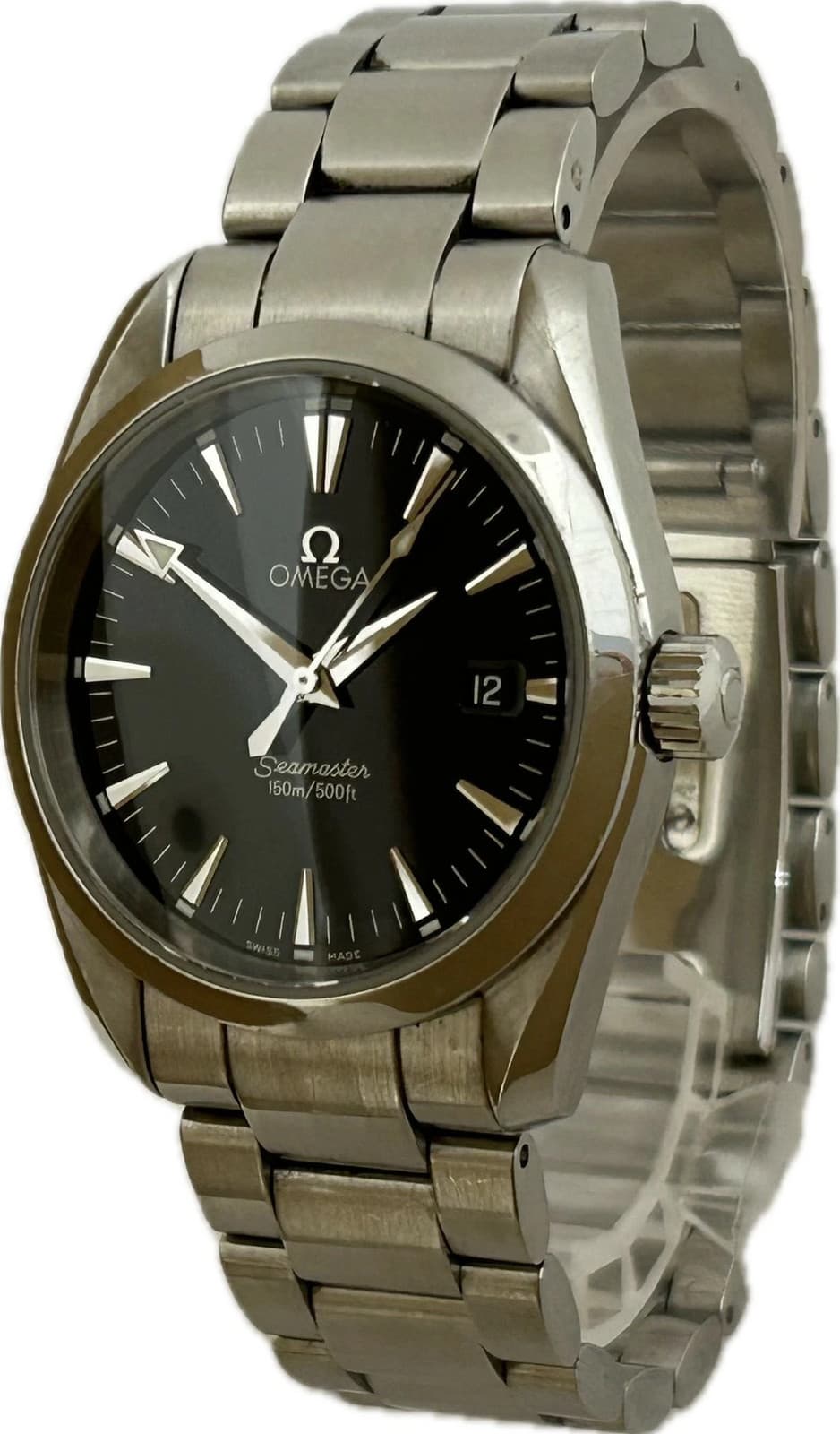 Used Omega Seamaster Aqua Terra 2518.50 Unisex Watch Quartz black