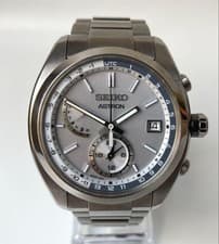 Seiko Astron SBXY009 Solar Titanium Black Dial Radio Controlled Wristwatch