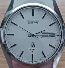Rare SEIKO TYPE-II Quartz Special Dial 4336-8050 Fully Original