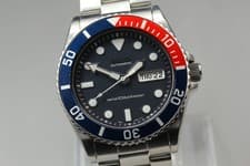 Vintage Seiko Sports 7S26-0040 Pepsi Bezel Automatic Men's Watch From JAPAN