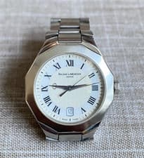 Vintage Baume & Mercier Riviera Quartz Watch Complete Manual Original Box