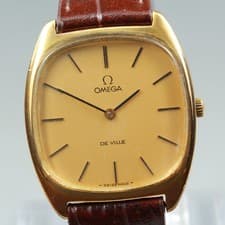 Vintage 1978 OMEGA DeVille Cal.625 Gold Hand Manual Winding 32mm Men's Watch