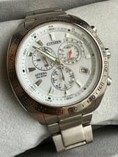 Citizen Attesa Eco-Drive Watch Takimetar Made in Japan Used