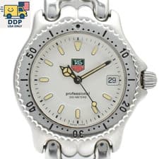 TAG Heuer SEL Professional Vintage WG1212-K0 White 35mm Quartz Men's [Near Mint]