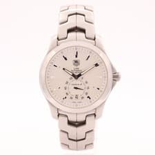 Vintage 39mm TAG Heuer WJF211B.BA0570 Link Calibre 6 Automatic Wristwatch Steel